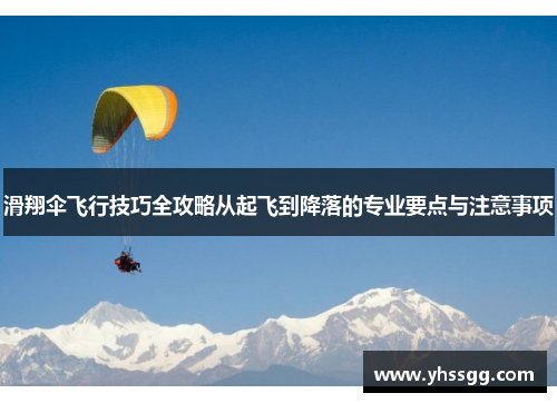滑翔伞飞行技巧全攻略从起飞到降落的专业要点与注意事项